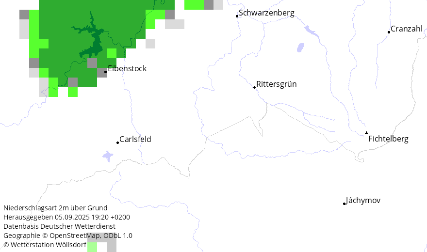 Niederschlagssituation im Erzgebirge