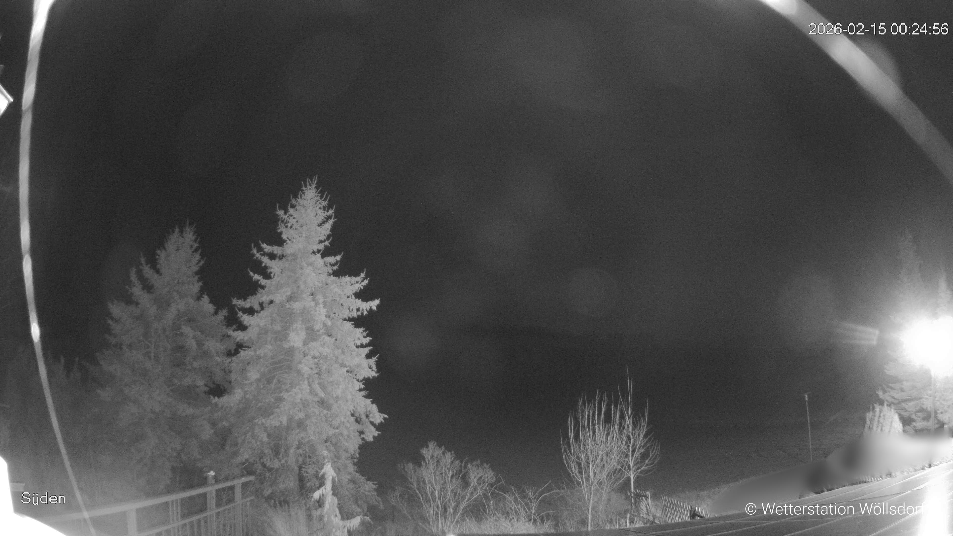Blick von Wöllsdorf in Richtung Süden auf den Höhenzug des Pfaffenberges