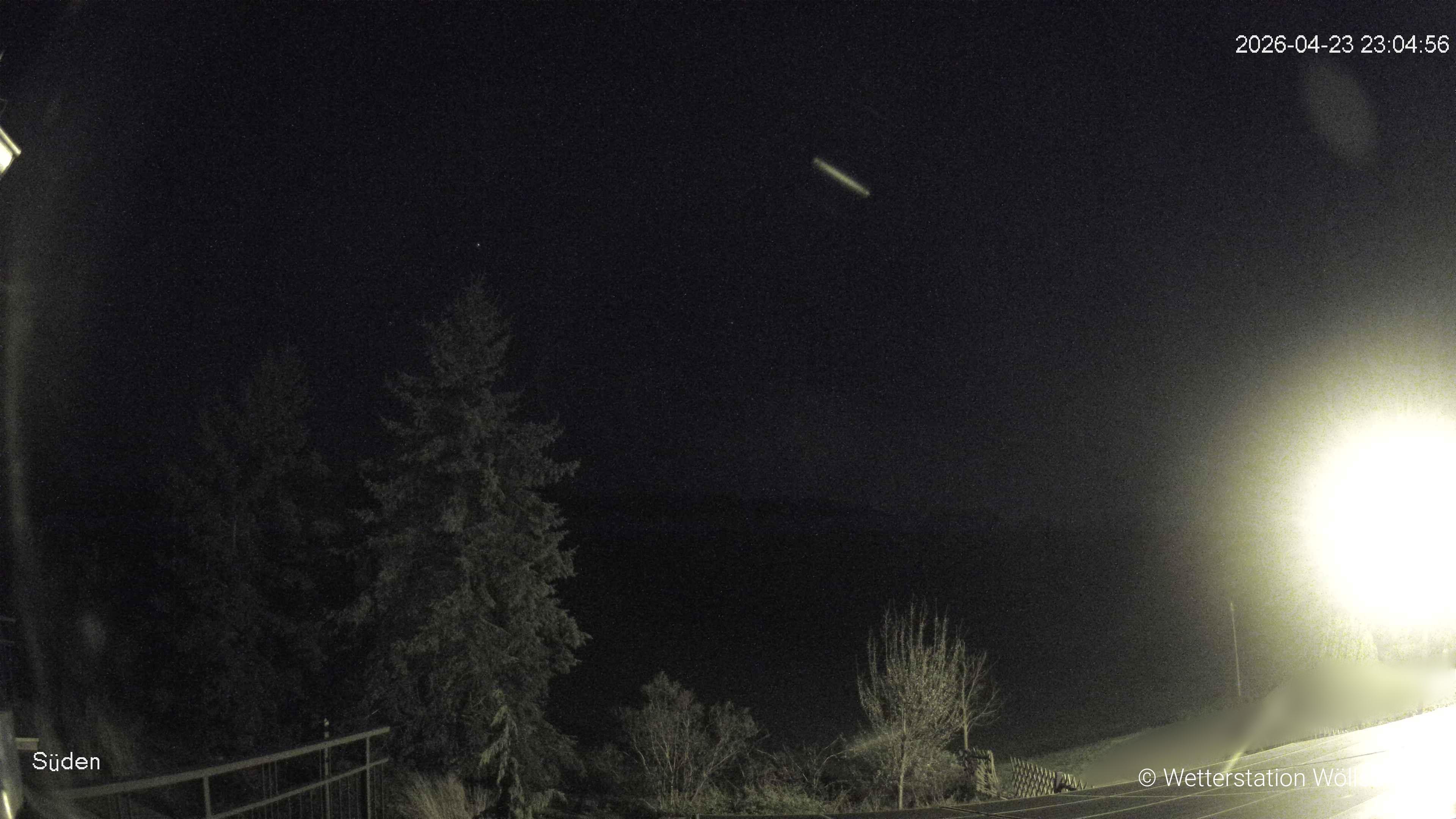 Blick von Wöllsdorf in Richtung Süden auf den Höhenzug des Pfaffenberges